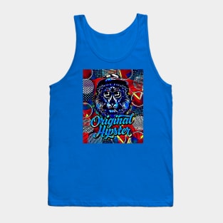 Hipster Cat Tank Top